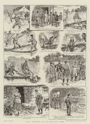 Snipe Shooting on an Irish Bog Land